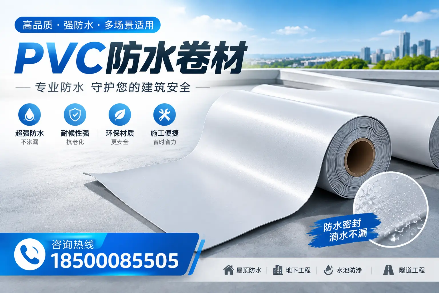 PVC防水卷材的市场竞争分析，葫芦岛品牌选择参考